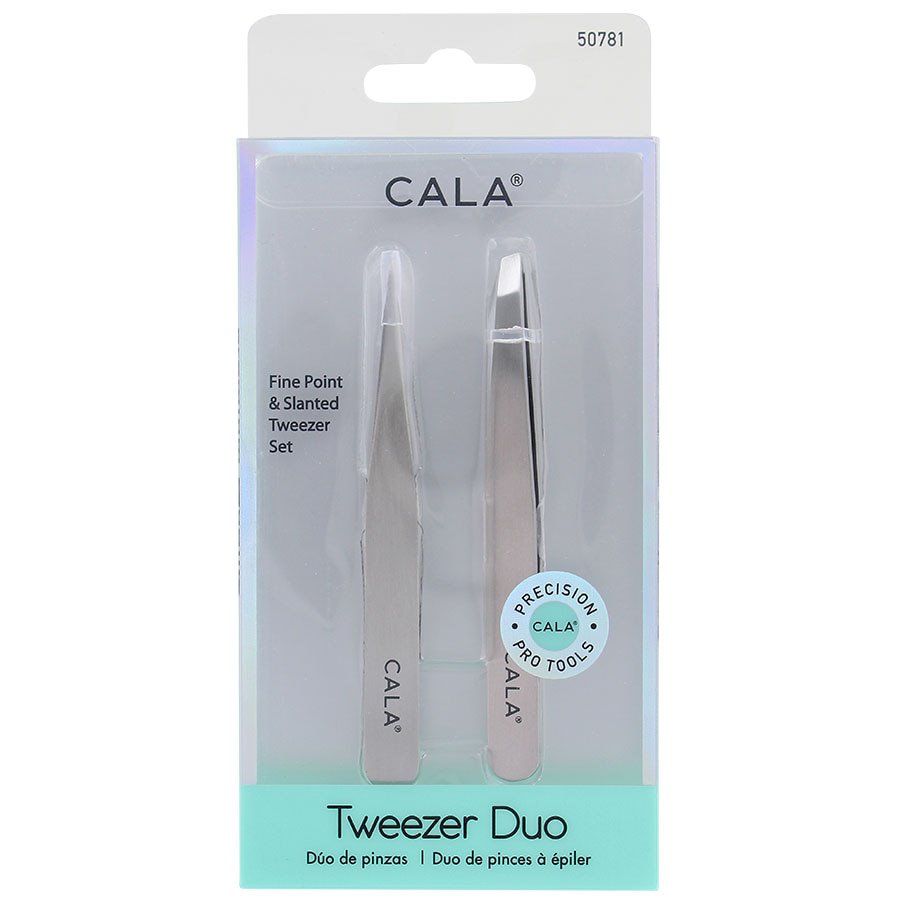 Cala Tweezer Duo - Silver (50781)